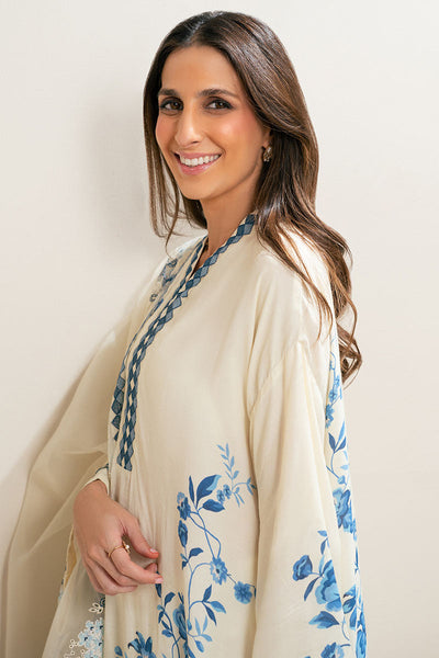 Cross Stitch | Exclusive Pret | Gardenia Grace-2PC (Shirt & Dupatta)