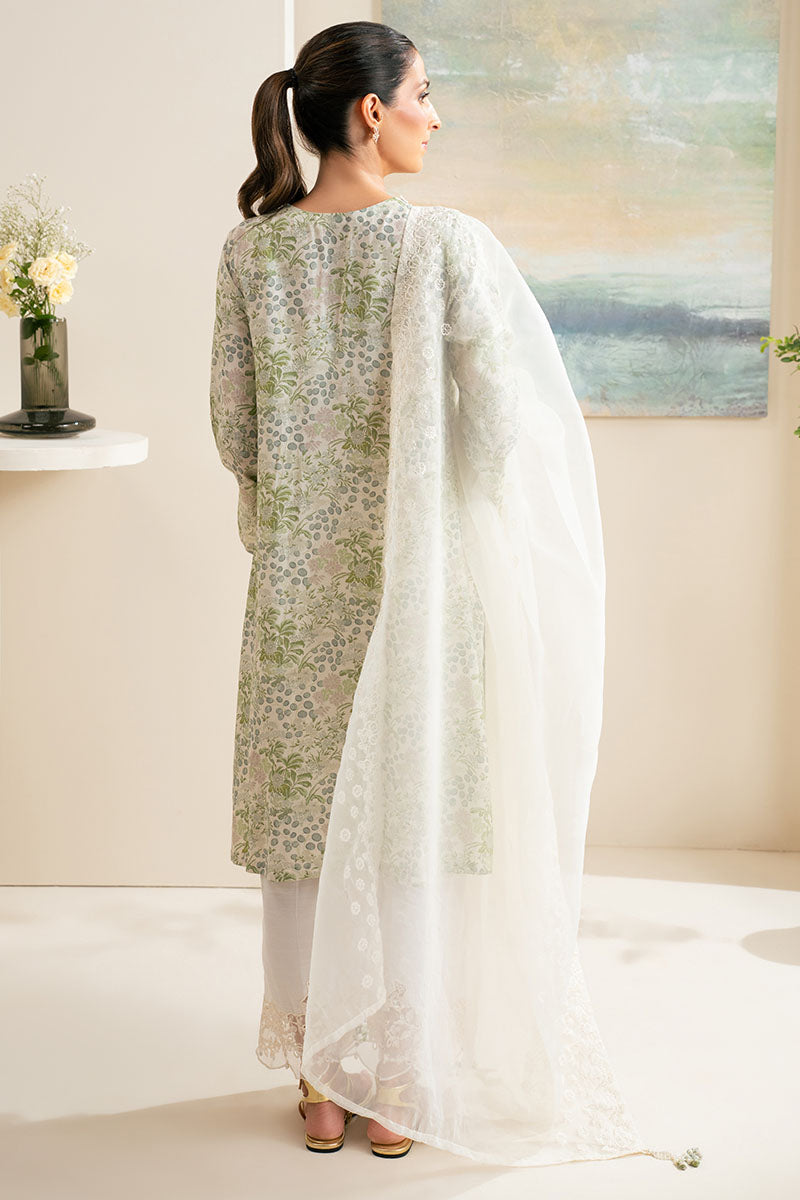 Cross Stitch | Exclusive Pret | Sage Meadow-2PC (Shirt & Dupatta)-5