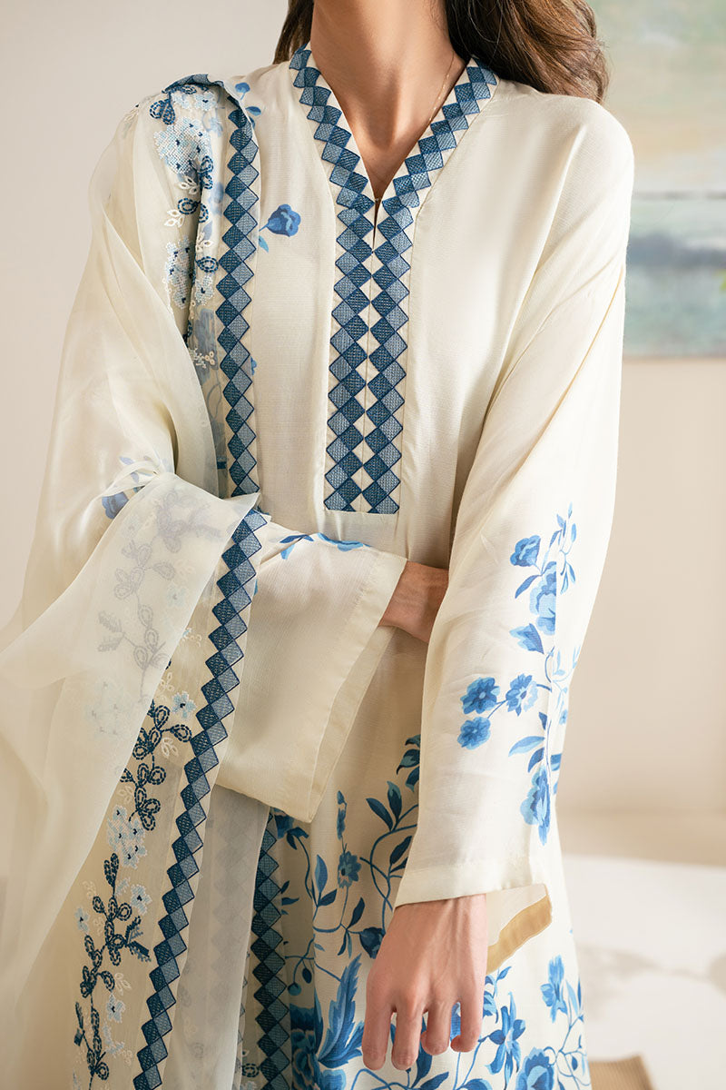 Cross Stitch | Exclusive Pret | Gardenia Grace-2PC (Shirt & Dupatta), image 2