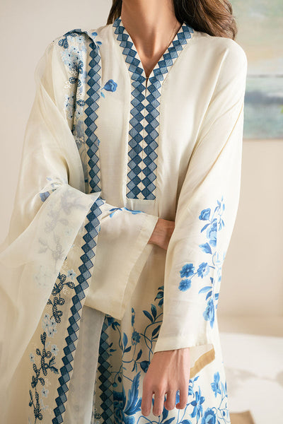 Cross Stitch | Exclusive Pret | Gardenia Grace-2PC (Shirt & Dupatta)