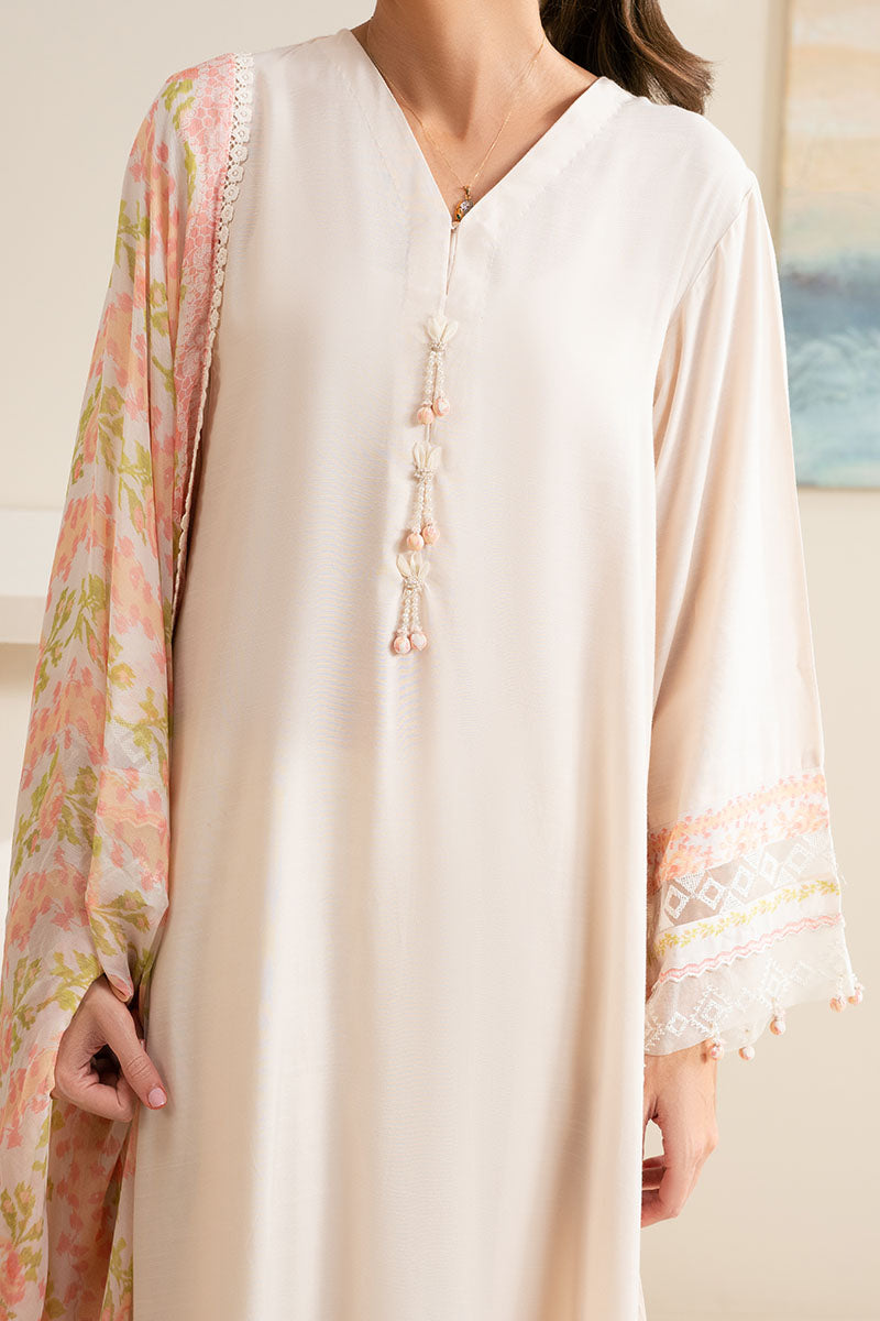 Cross Stitch | Exclusive Pret | Hushed Tent-2PC (Shirt & Dupatta)