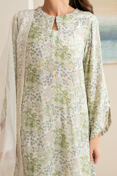 Cross Stitch | Exclusive Pret | Sage Meadow-2PC (Shirt & Dupatta)