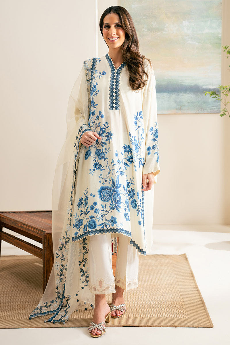 Cross Stitch | Exclusive Pret | Gardenia Grace-2PC (Shirt & Dupatta)