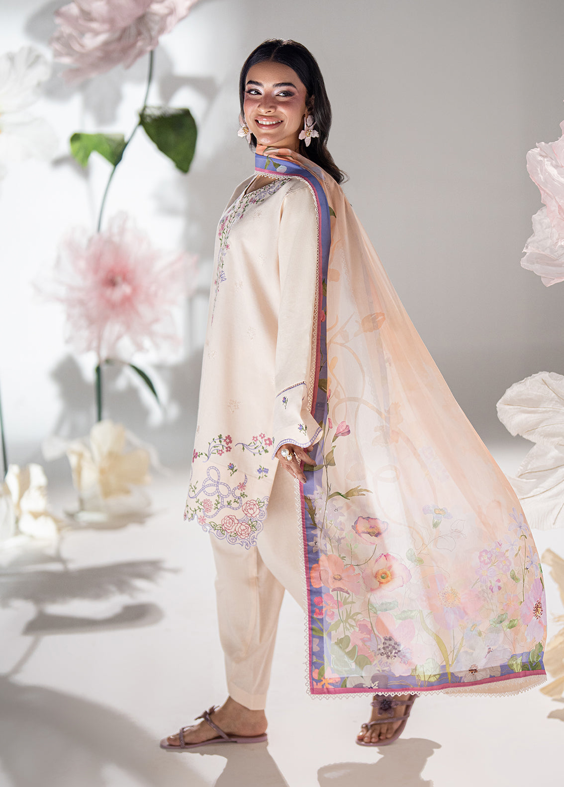 Sahane | Blush n Bliss Premium | LP63009 Sugar Bloom-2