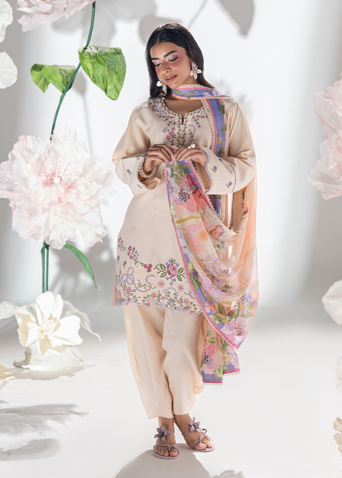 Sahane | Blush n Bliss Premium | LP63009 Sugar Bloom-4