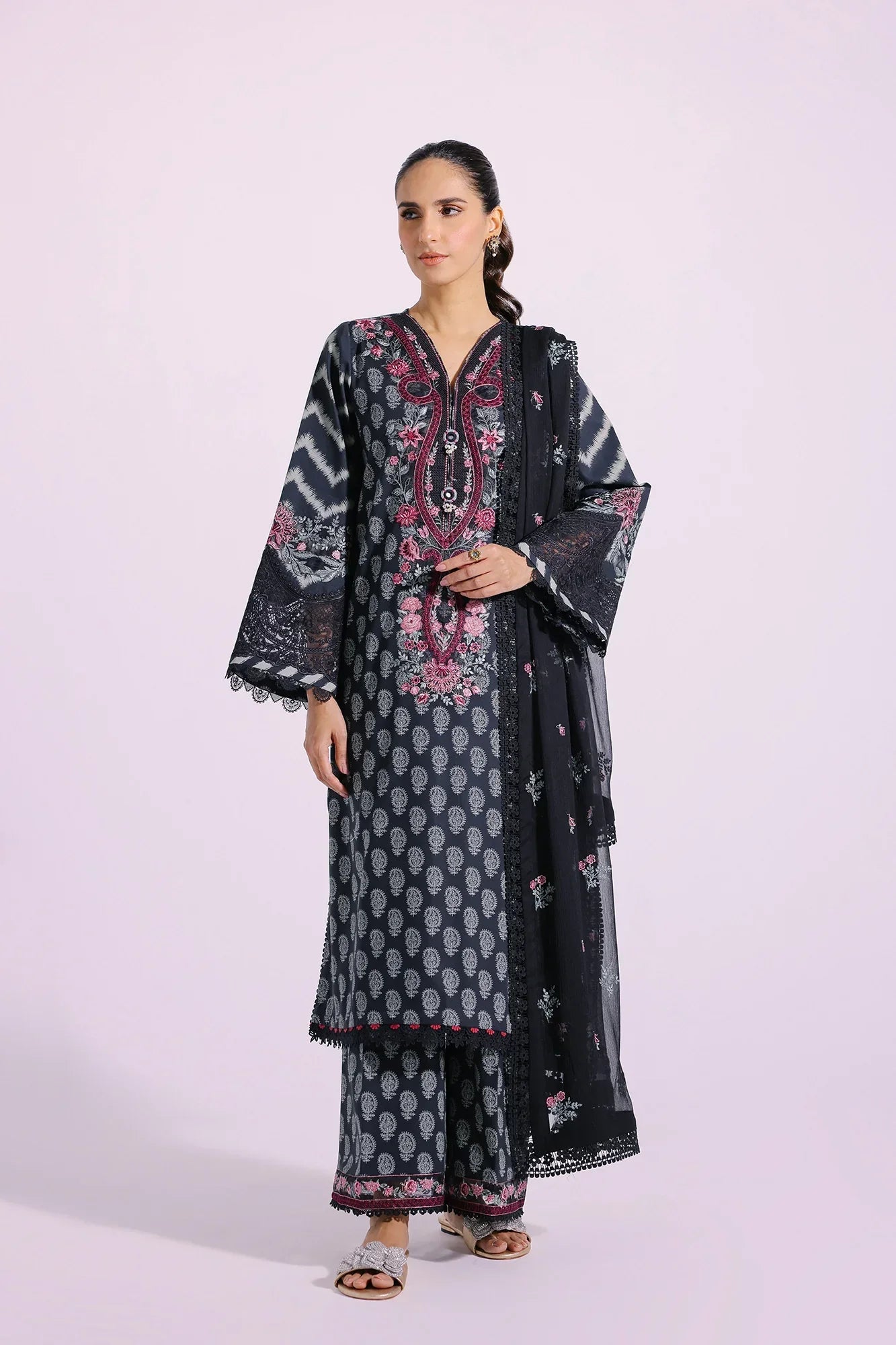 Ethnic | Rozana Collection SS 24 | E0412/203/902 by Designer Ethnic - House of Maryam - Pakistani Designer Ethnic Wear in {{ shop.shopifyCountryName }}