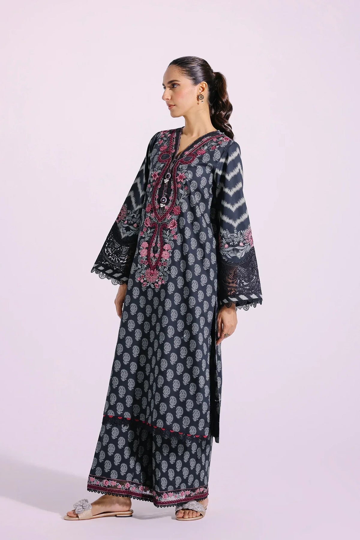 Ethnic | Rozana Collection SS 24 | E0412/203/902 -  Ethnic Luxury - Original Designer Dress - House of Maryam