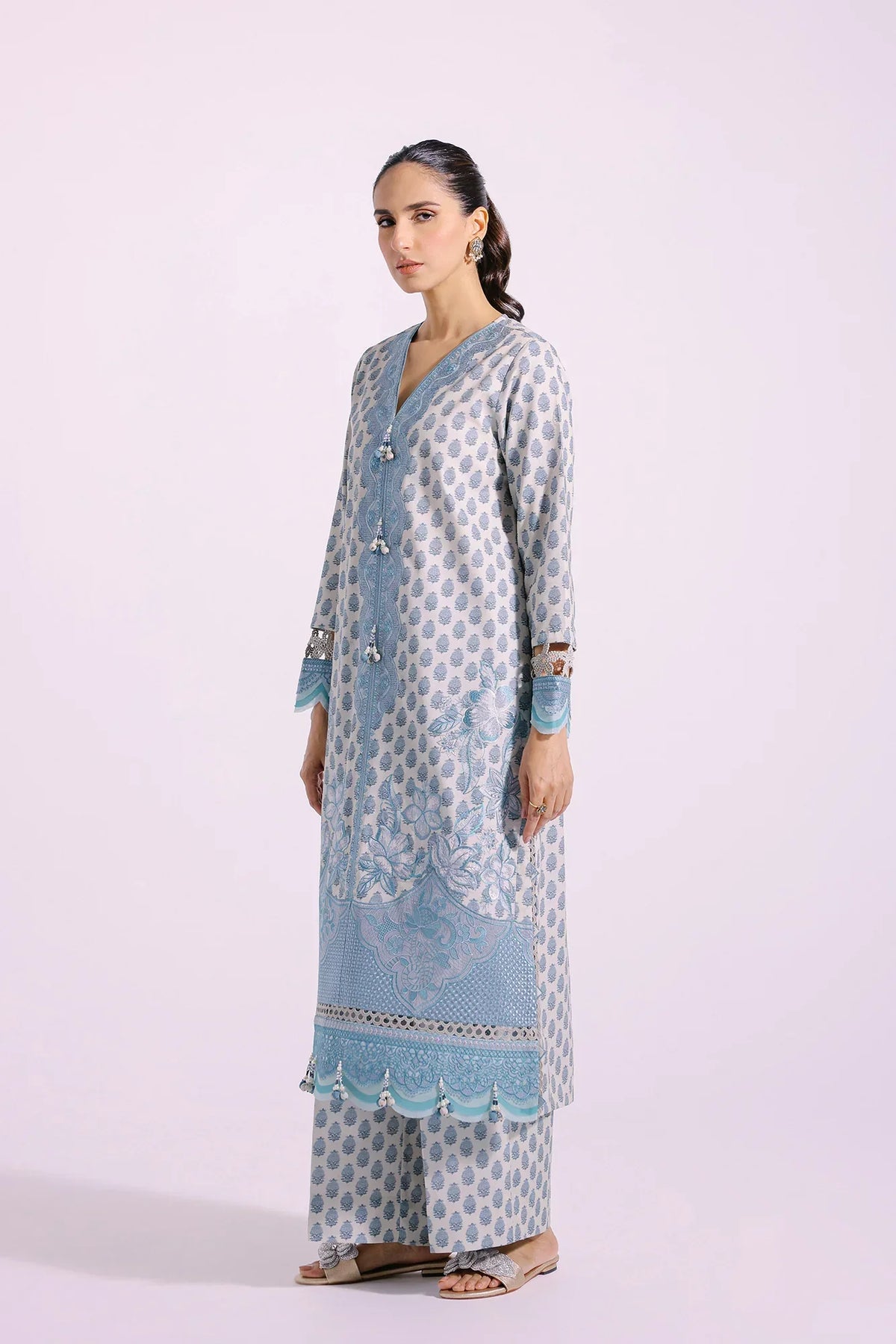 Ethnic | Rozana Collection SS 24 | E0413/203/615 -  Ethnic Luxury - Original Designer Dress - House of Maryam