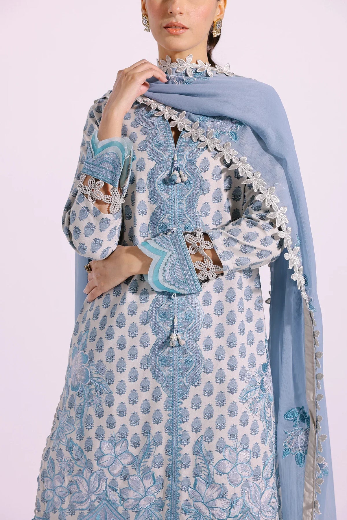Ethnic | Rozana Collection SS 24 | E0413/203/615 -  Ethnic Luxury - Original Designer Dress - House of Maryam