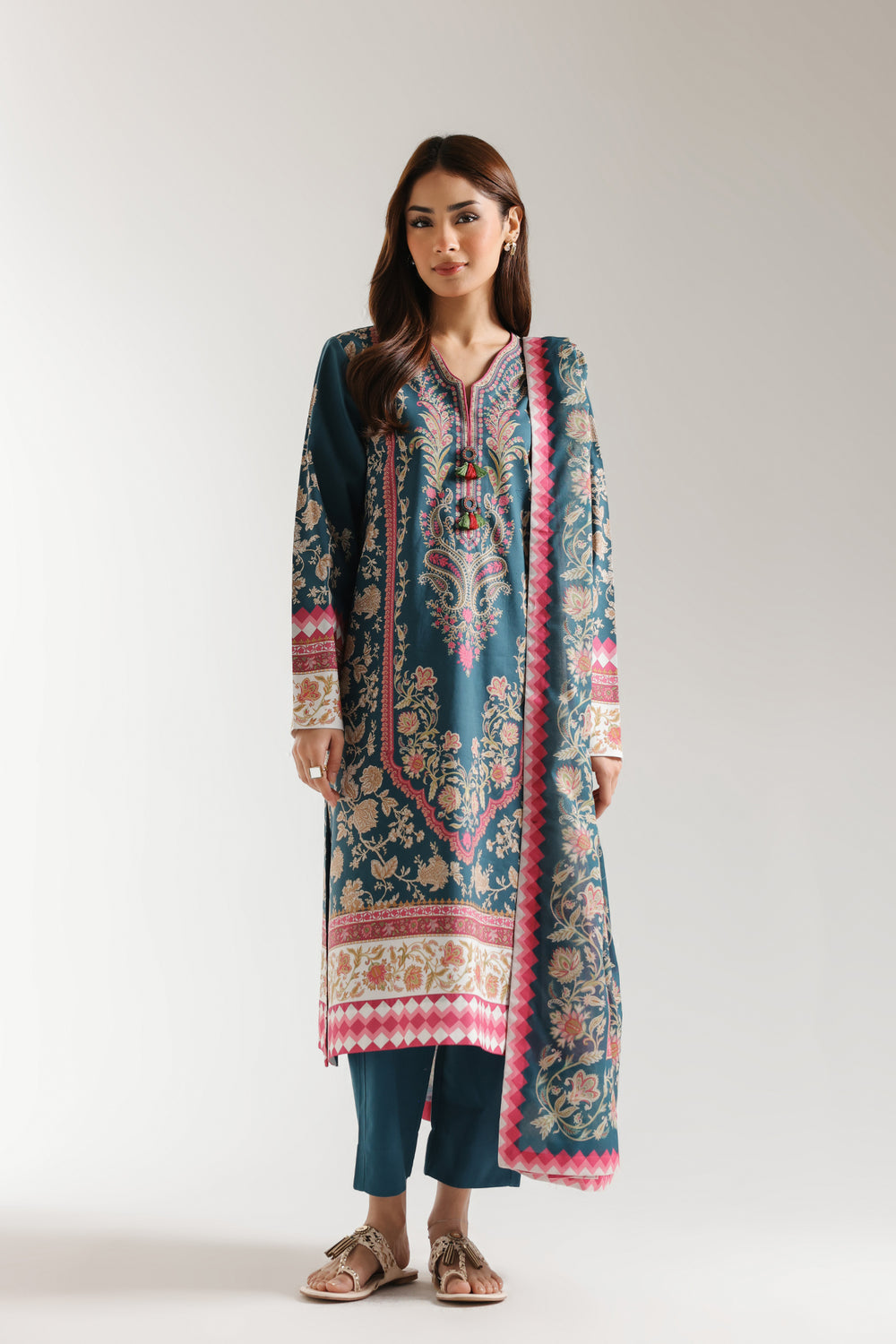 Ethnic | Spring Summer 25 | ES-15 -  Ethnic Ladies Clothes - Original Designer Dress - House of Maryam