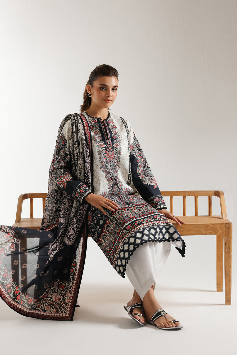 Ethnic | Spring Summer 25 | ES-08 -  Ethnic Ladies Clothes - Original Designer Dress - House of Maryam