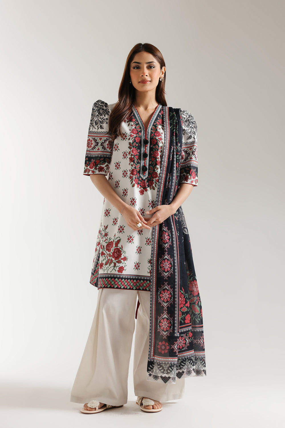 Ethnic | Spring Summer 25 | ES-09 -  Ethnic Ladies Clothes - Original Designer Dress - House of Maryam