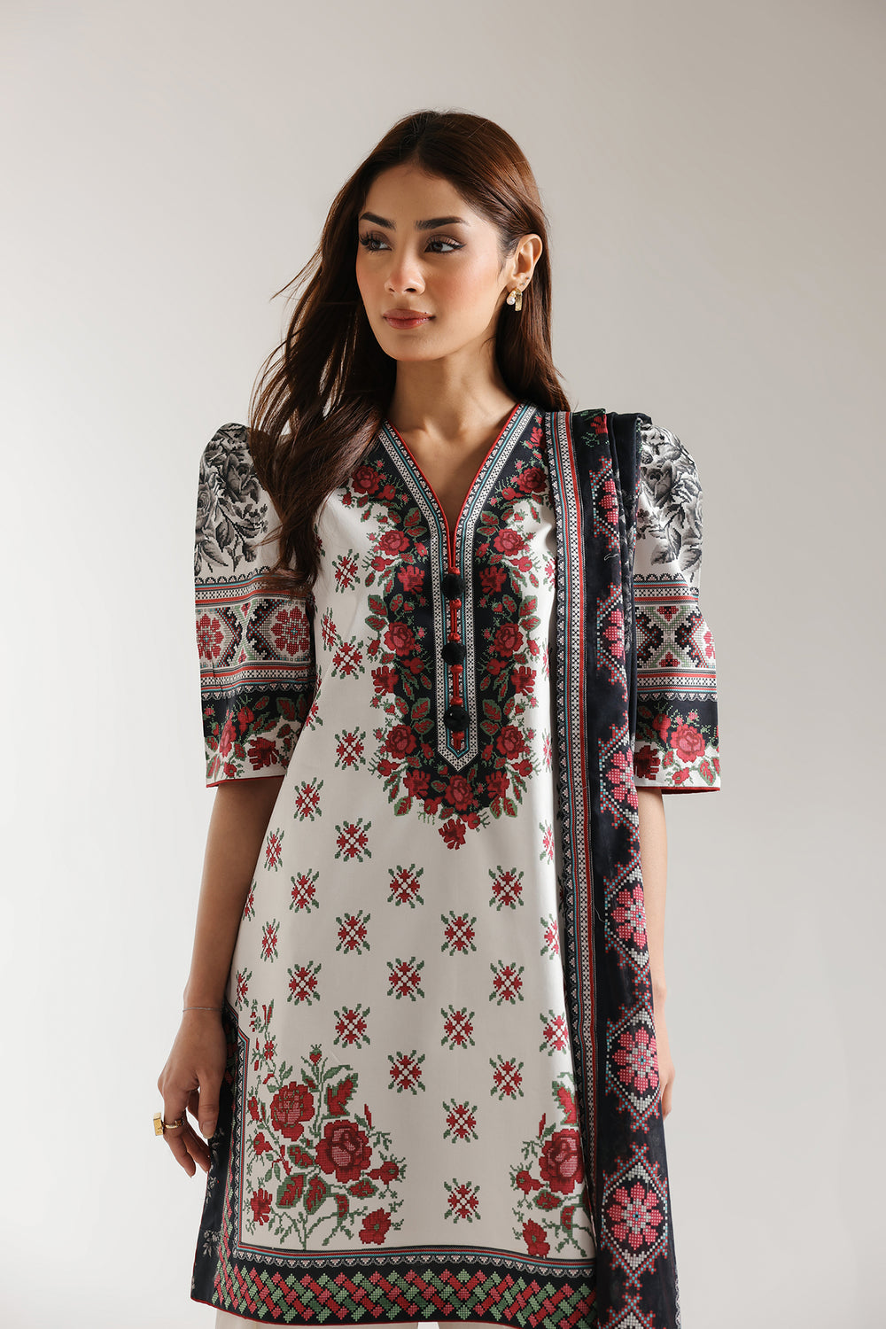 Ethnic | Spring Summer 25 | ES-09 -  Ethnic Ladies Clothes - Original Designer Dress - House of Maryam