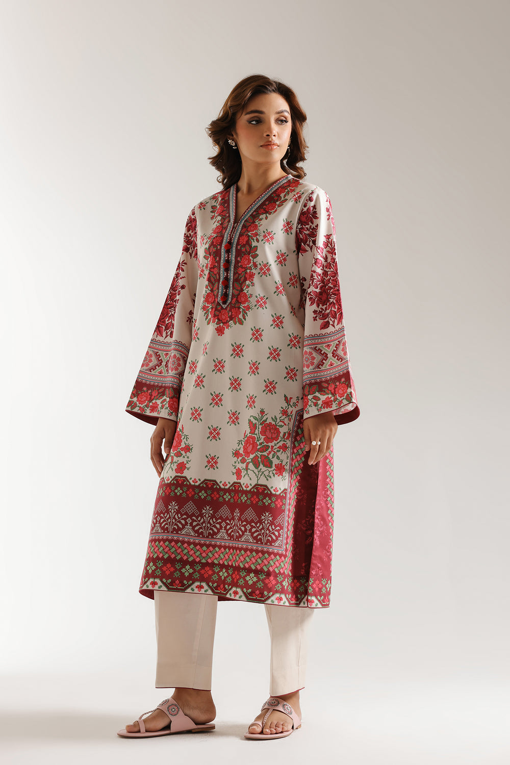 Ethnic | Spring Summer 25 | ES-07 -  Ethnic Ladies Clothes - Original Designer Dress - House of Maryam