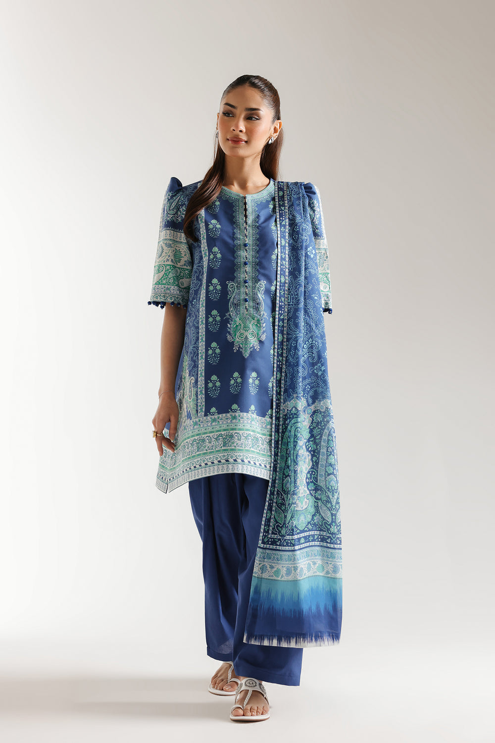 Ethnic | Spring Summer 25 | ES-03 -  Ethnic Ladies Clothes - Original Designer Dress - House of Maryam