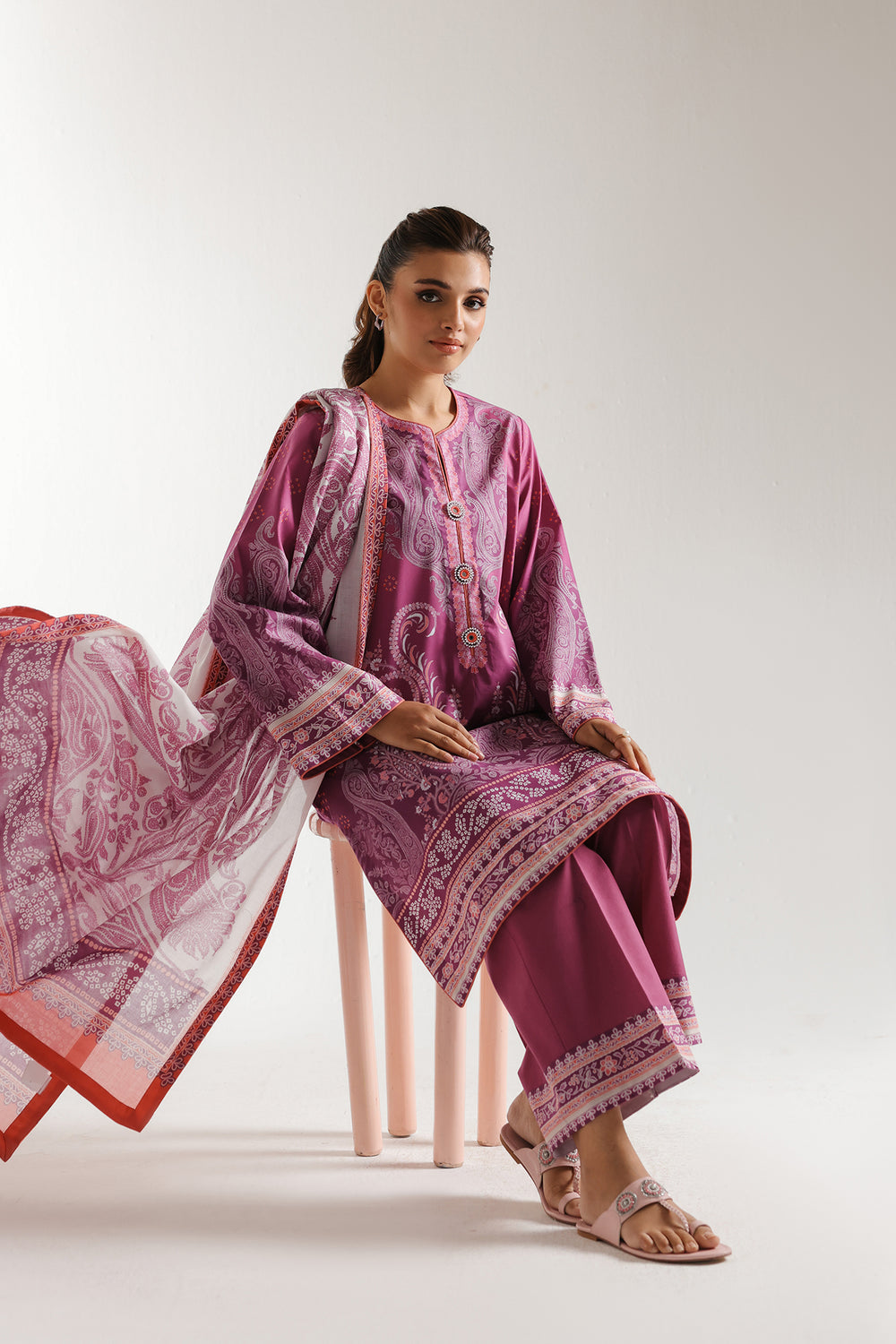 Ethnic | Spring Summer 25 | ES-11 -  Ethnic Ladies Clothes - Original Designer Dress - House of Maryam