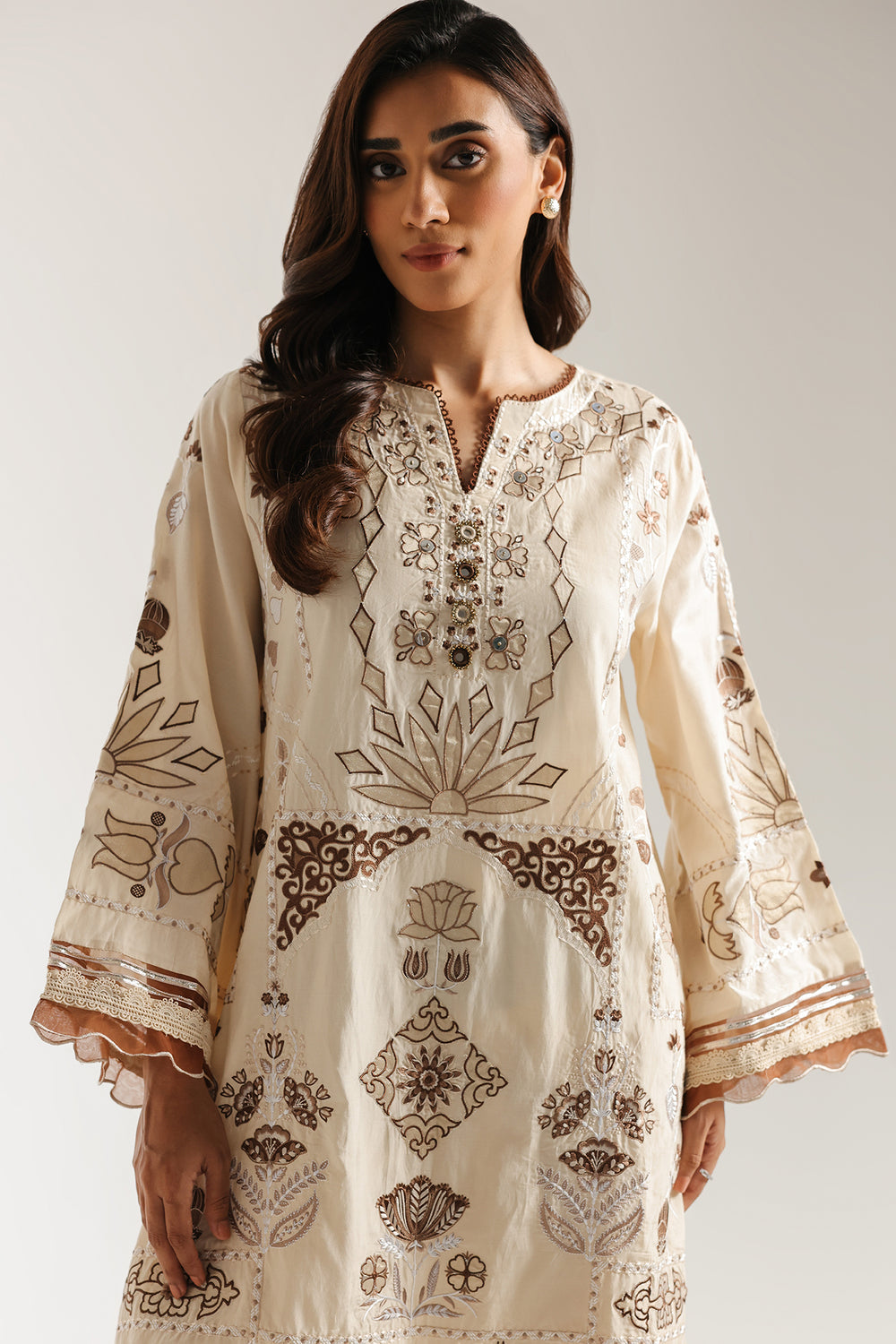 Ethnic | Rozana Collection 25 | Embroidered Dress 22A, image 3