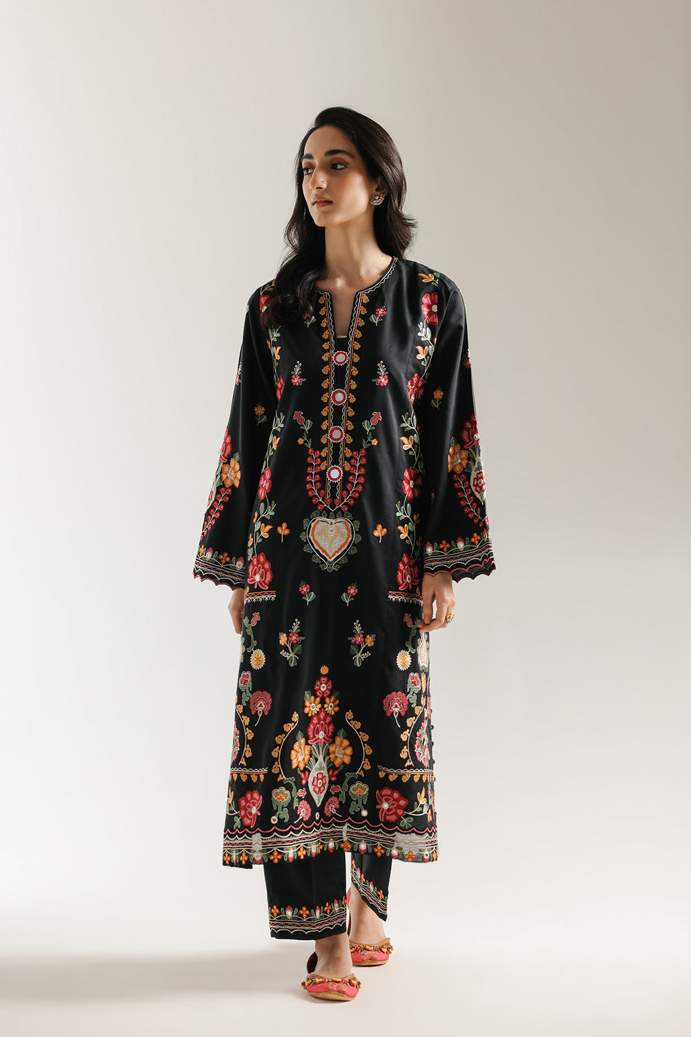 Ethnic | Rozana Collection 25 | Embroidered Dress 16A