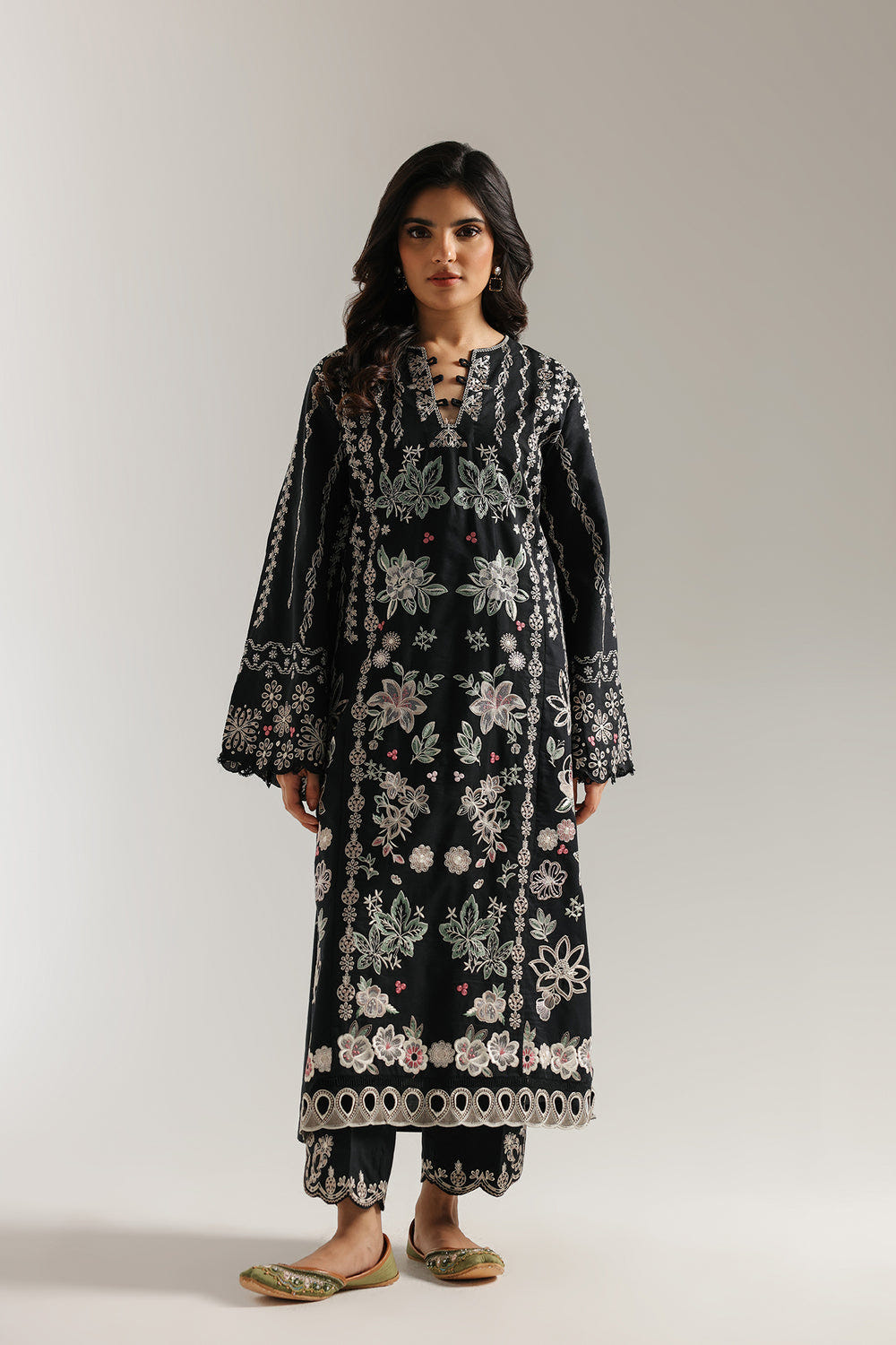 Ethnic | Rozana Collection 25 | Embroidered Dress 20A