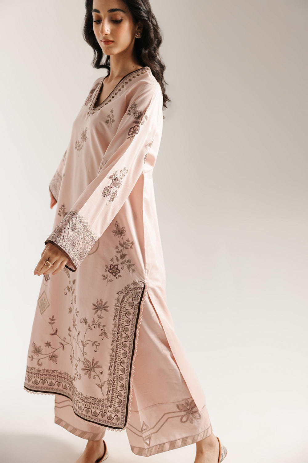 Ethnic | Rozana Collection 25 | Embroidered Dress 15A