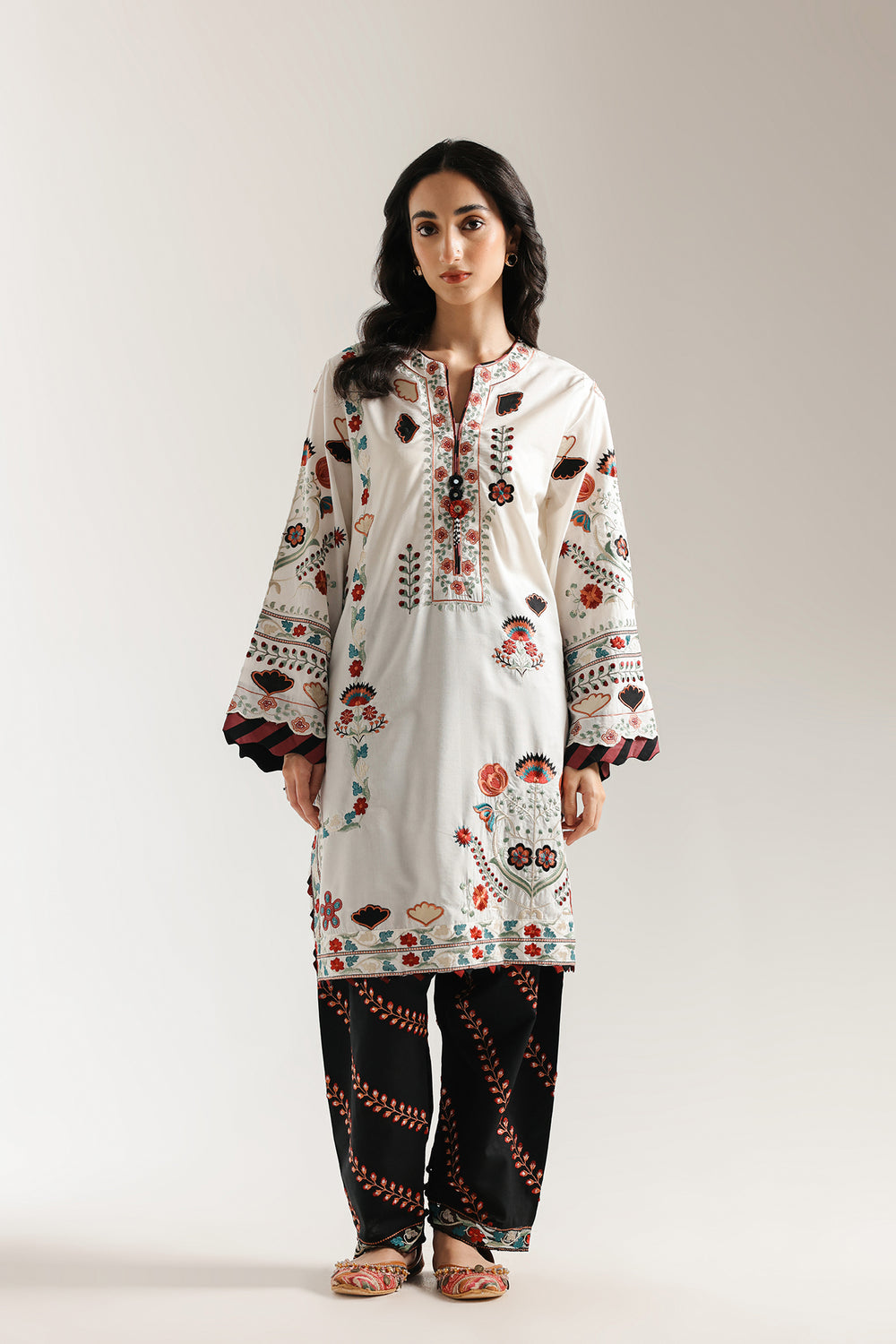 Ethnic | Rozana Collection 25 | Embroidered Dress 19A