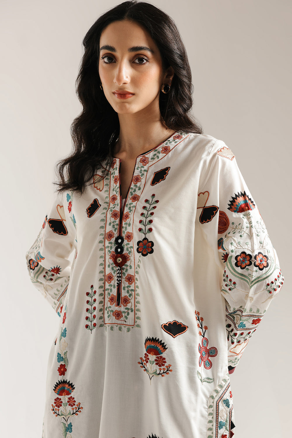 Ethnic | Rozana Collection 25 | Embroidered Dress 19A, image 4
