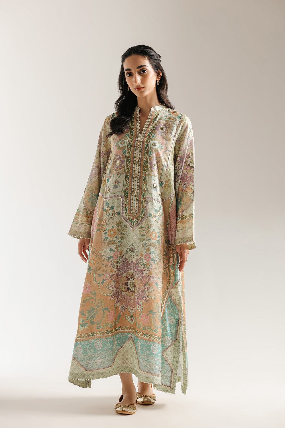Ethnic | Rozana Collection 25 | Embroidered Dress 14A-4