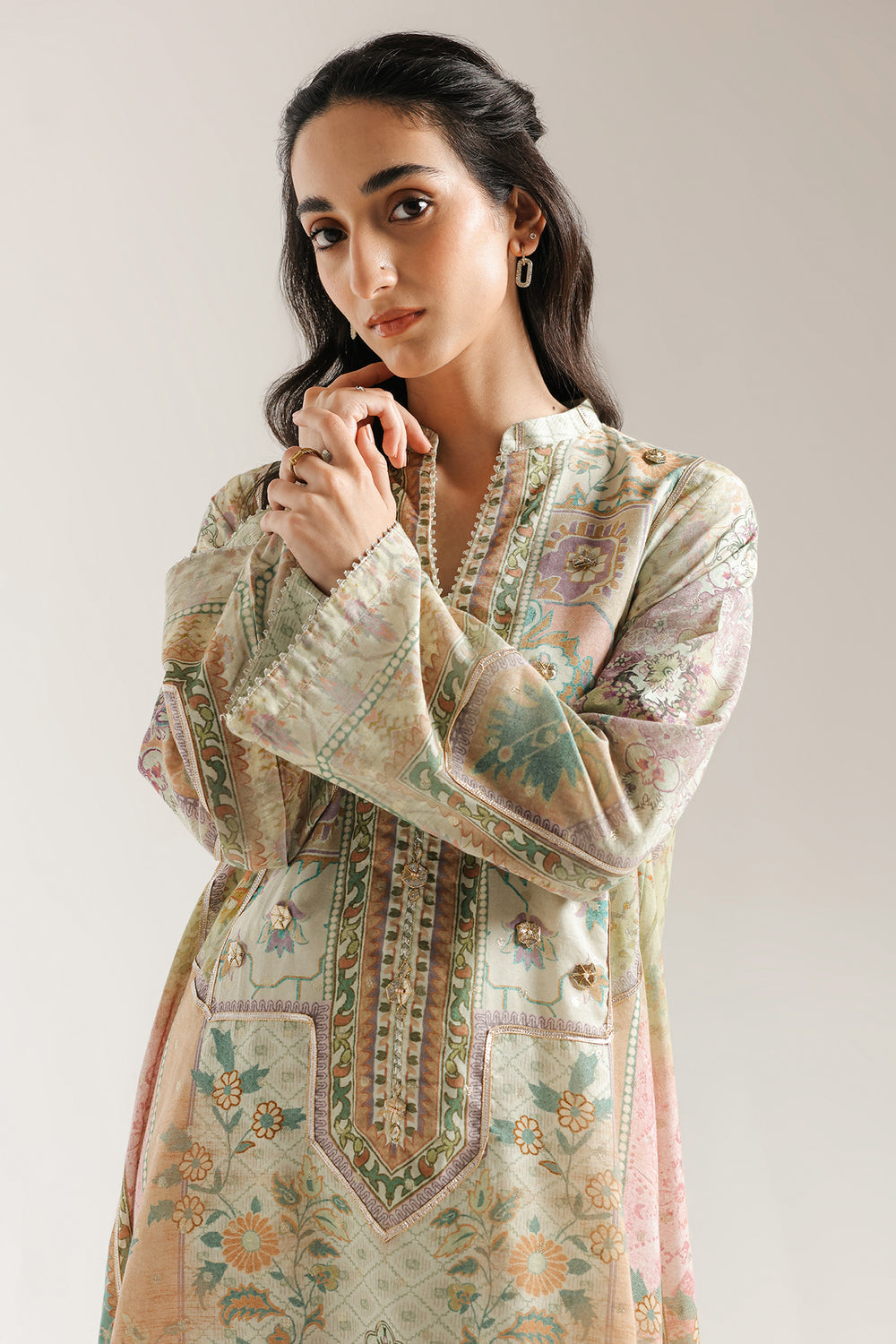 Ethnic | Rozana Collection 25 | Embroidered Dress 14A-3