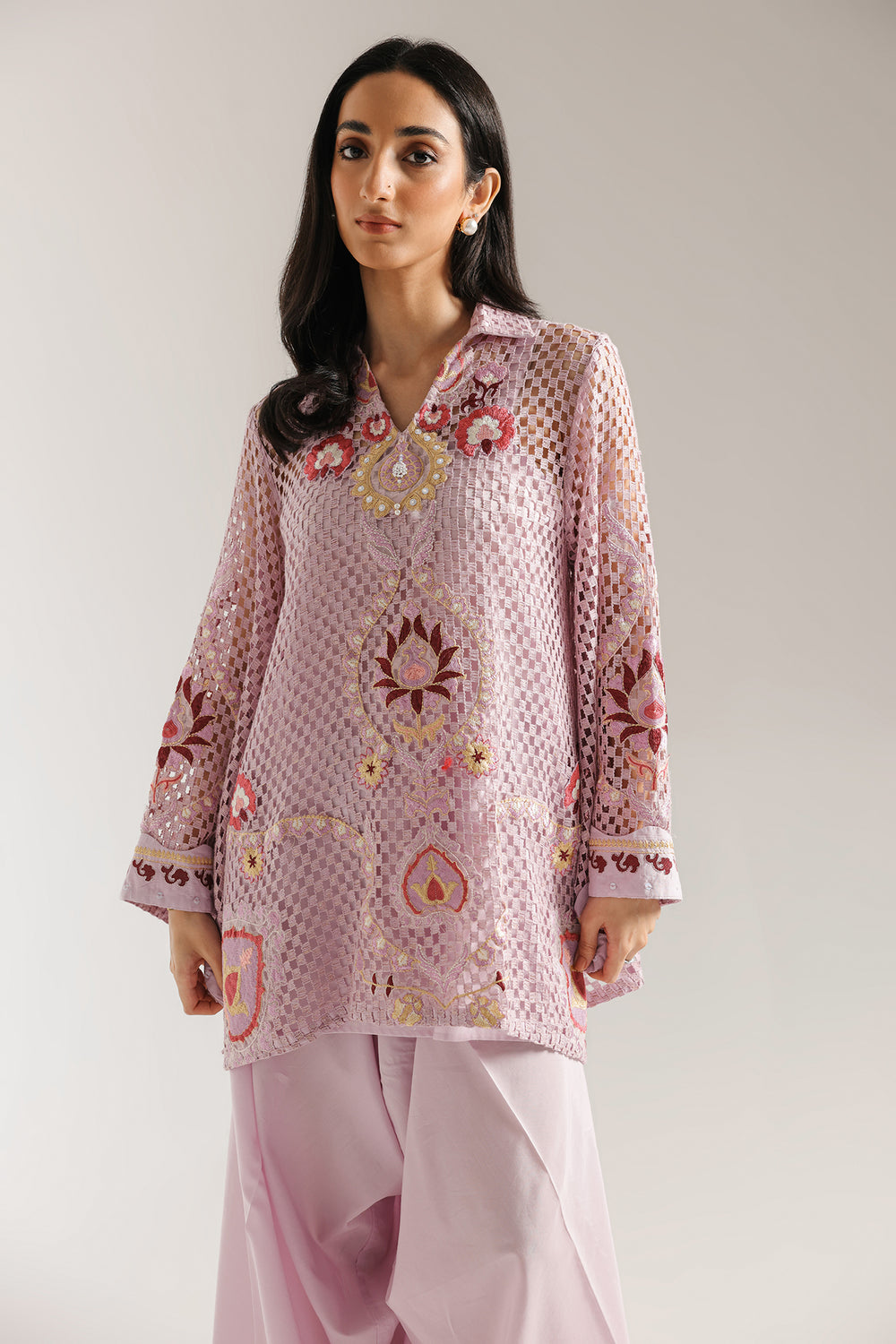 Ethnic | Rozana Collection 25 | Embroidered Dress 13A-3