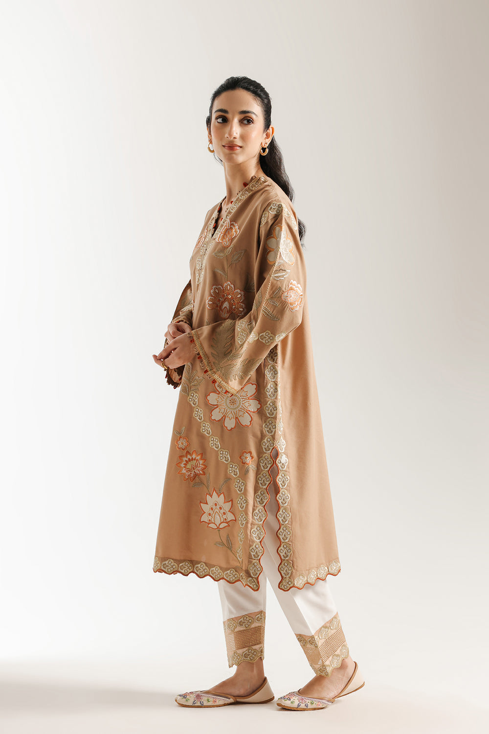 Ethnic | Rozana Collection 25 | Embroidered Dress 12A-4