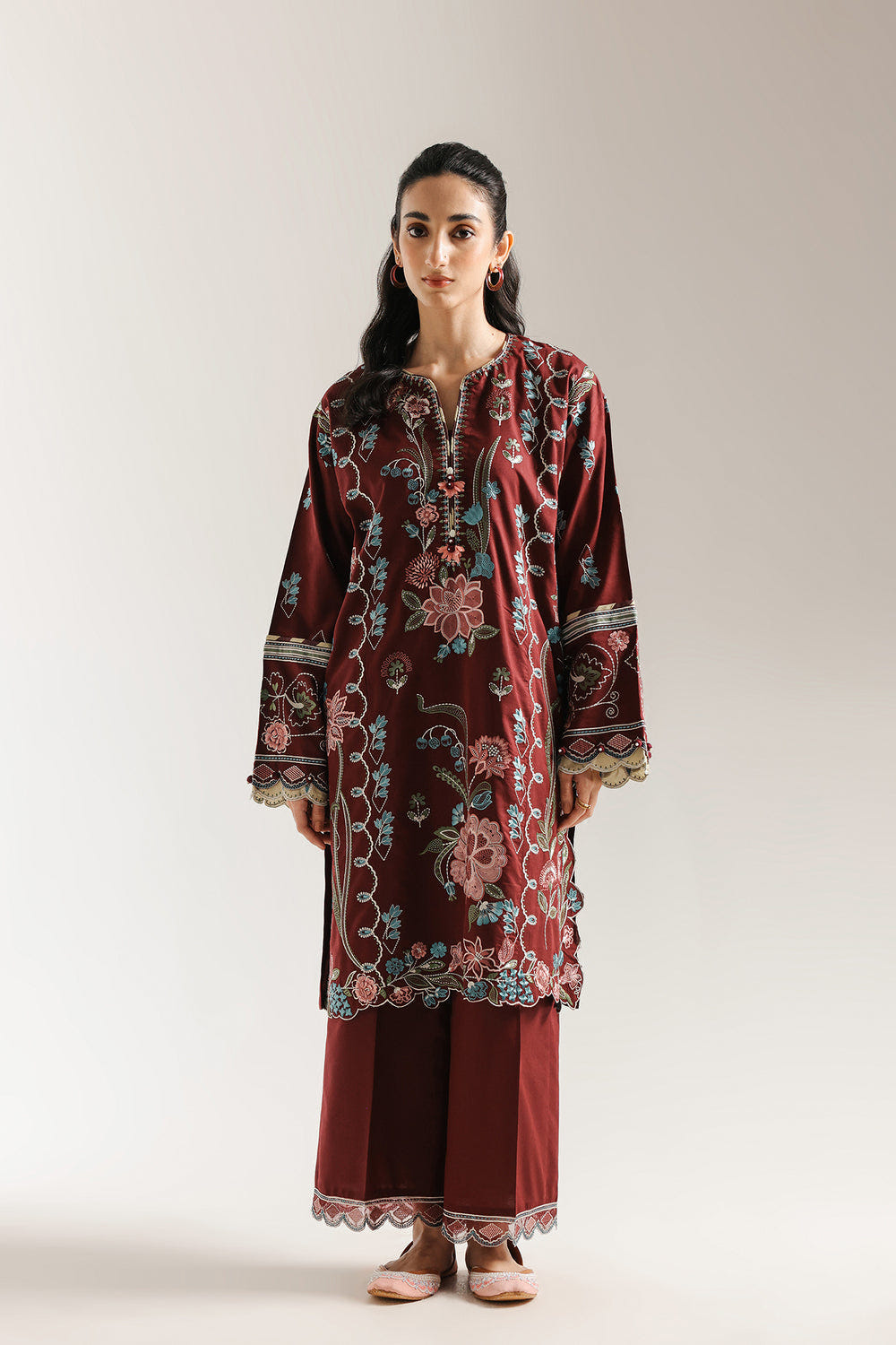 Ethnic | Rozana Collection 25 | Embroidered Dress 11A