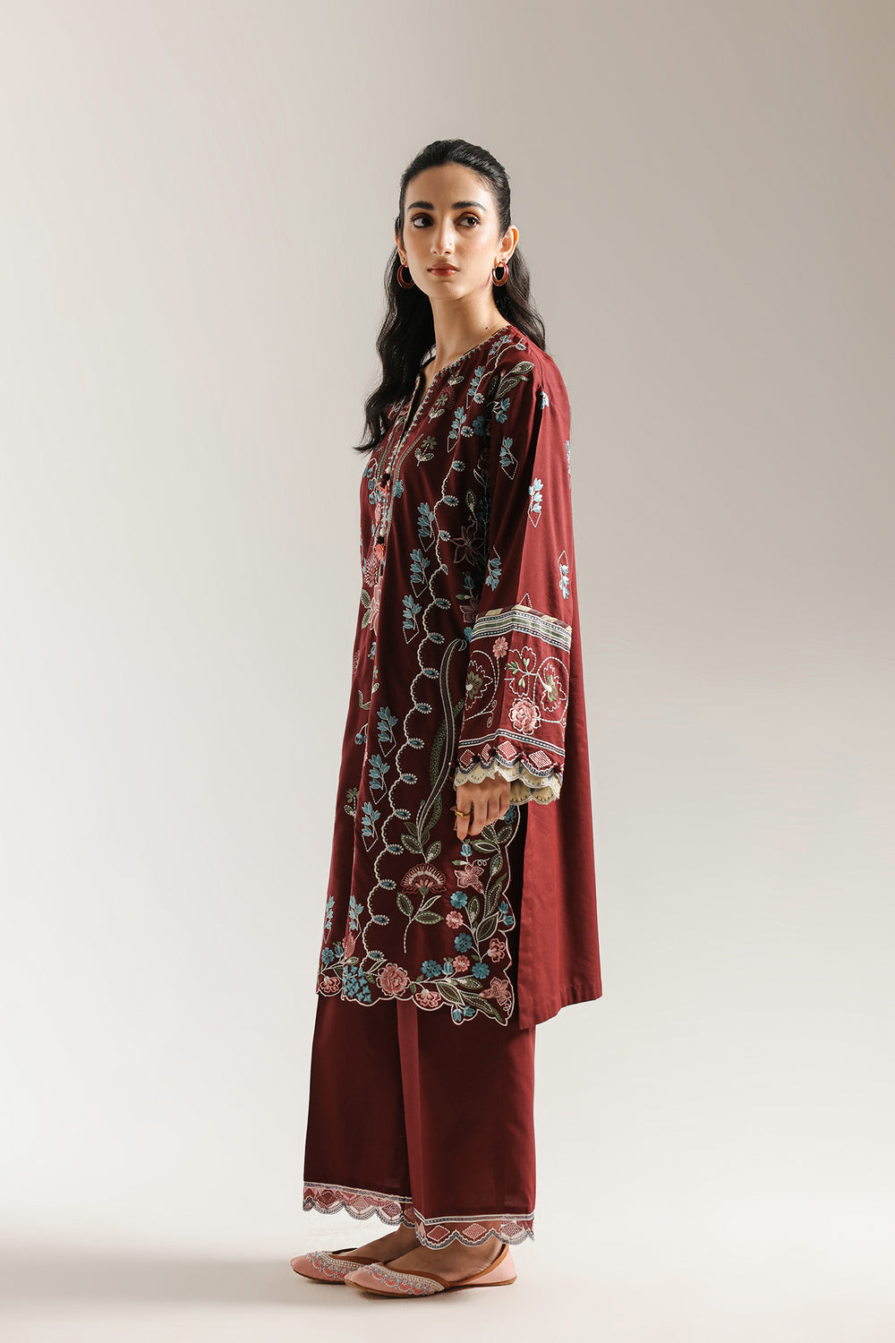 Ethnic | Rozana Collection 25 | Embroidered Dress 11A-3