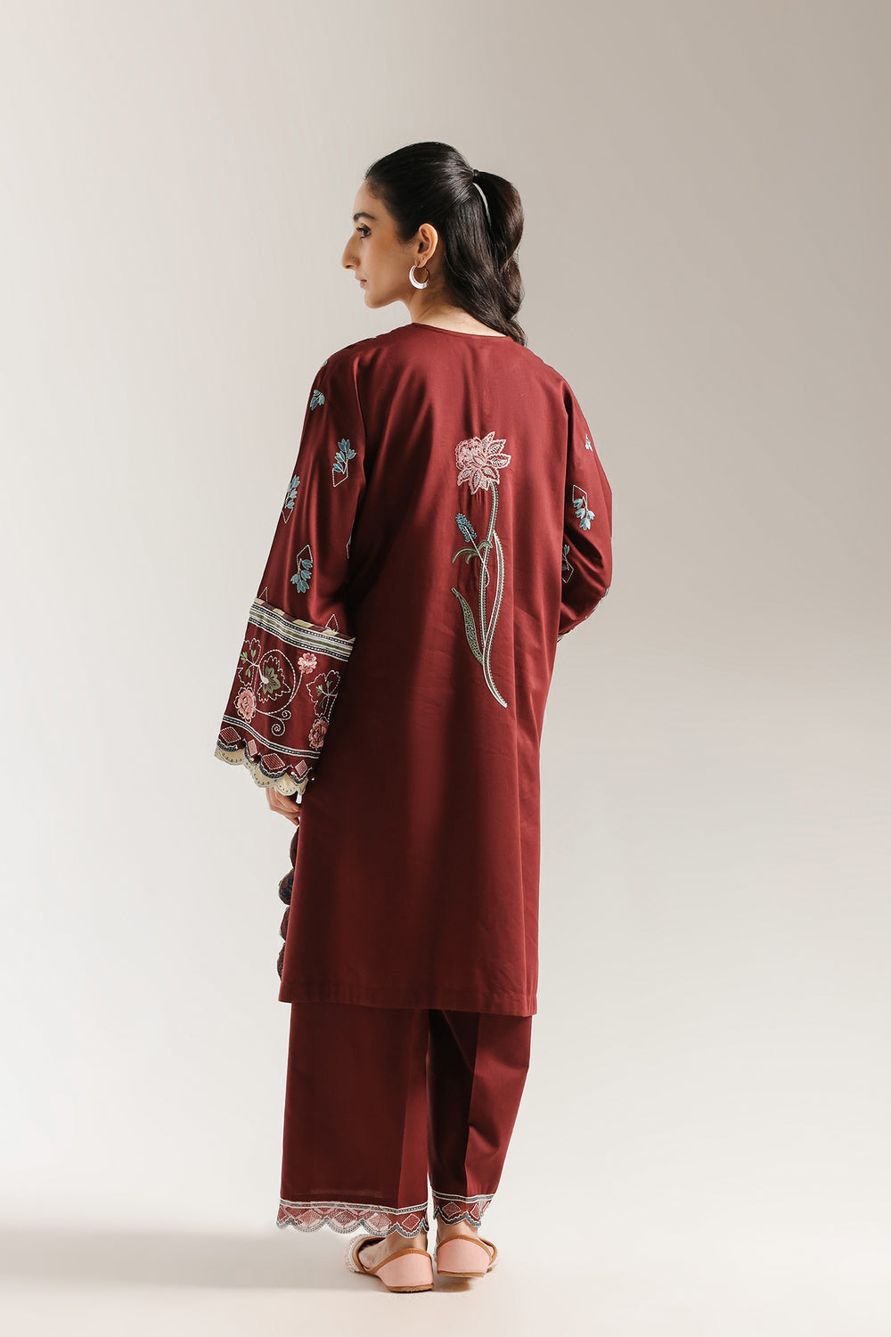 Ethnic | Rozana Collection 25 | Embroidered Dress 11A-2