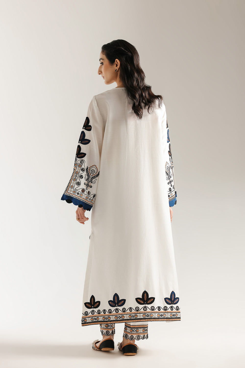 Ethnic | Rozana Collection 25 | Embroidered Dress 10A-2