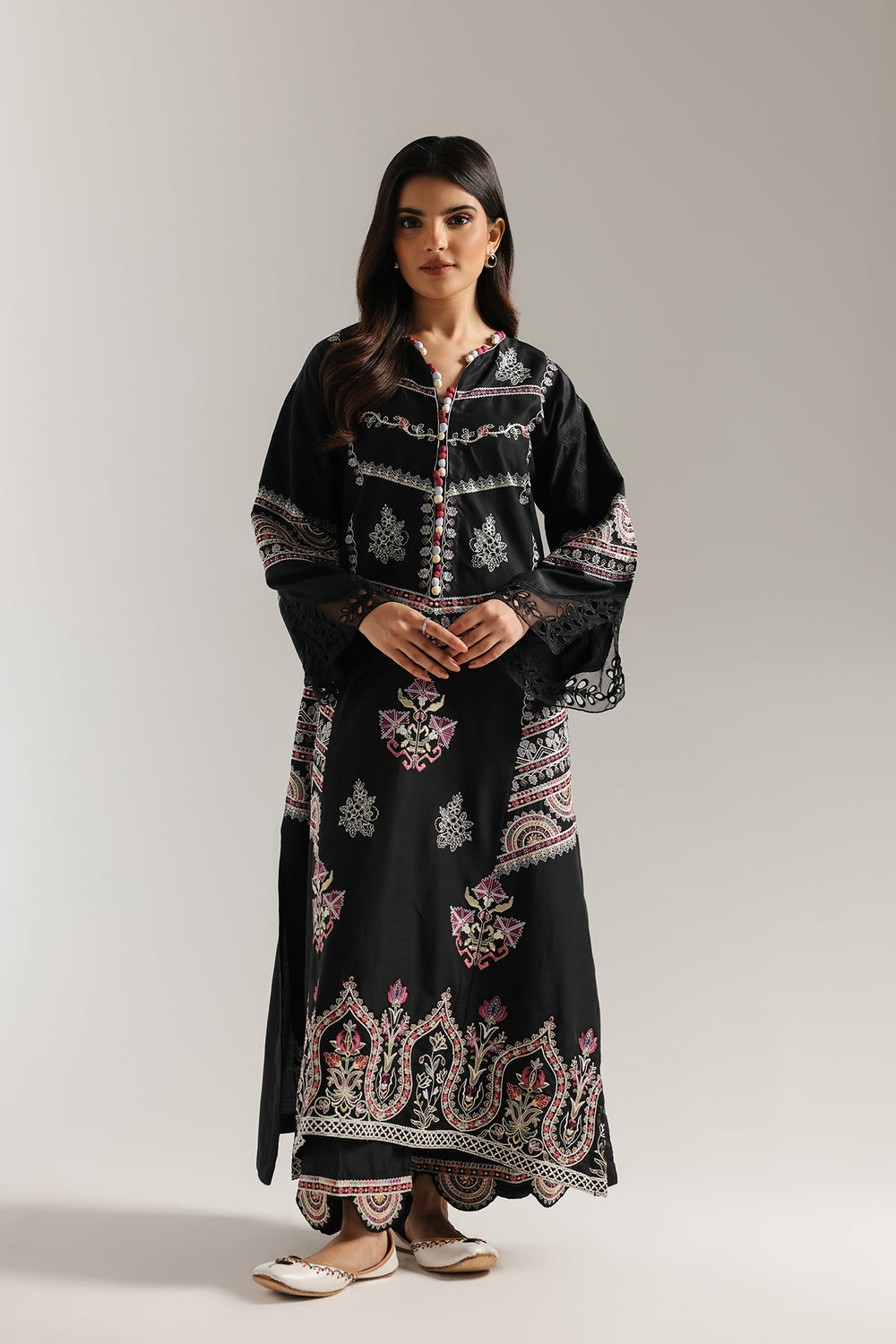 Ethnic | Rozana Collection 25 | Embroidered Dress 18A, image 4