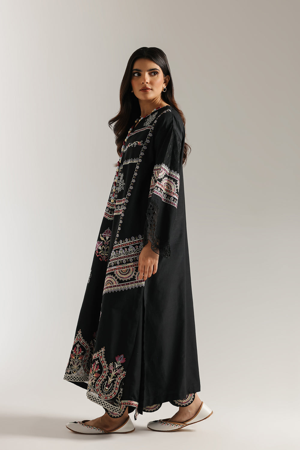 Ethnic | Rozana Collection 25 | Embroidered Dress 18A, image 3