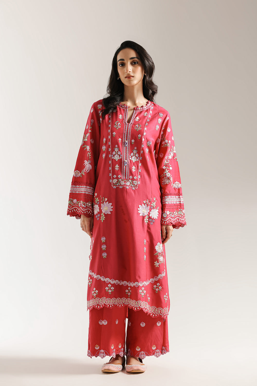 Ethnic | Rozana Collection 25 | Embroidered Dress 08A-4