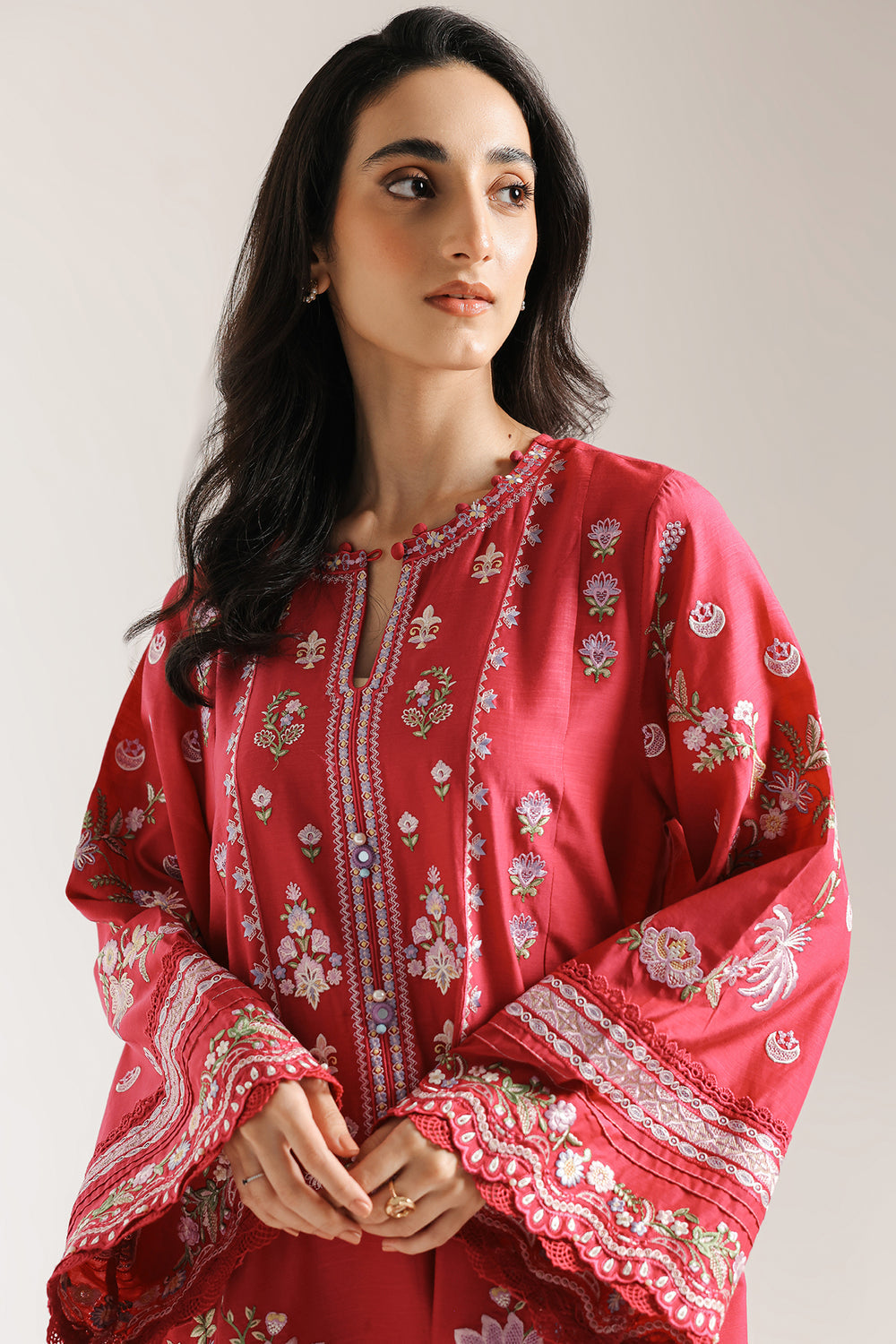 Ethnic | Rozana Collection 25 | Embroidered Dress 08A-3