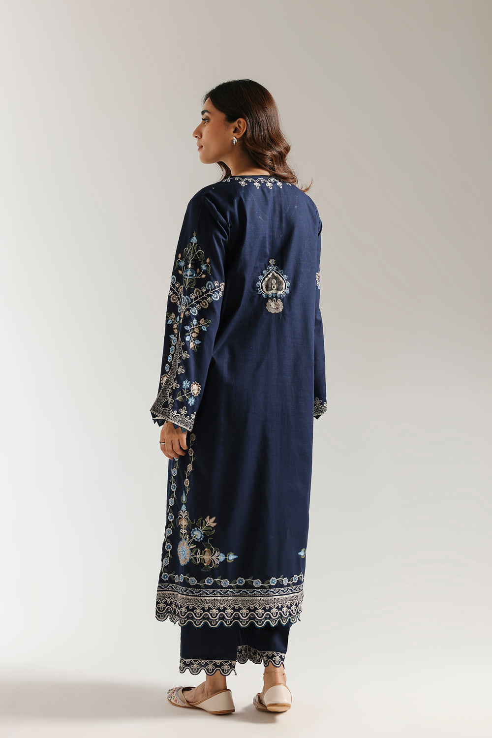 Ethnic | Rozana Collection 25 | Embroidered Dress 09A-2