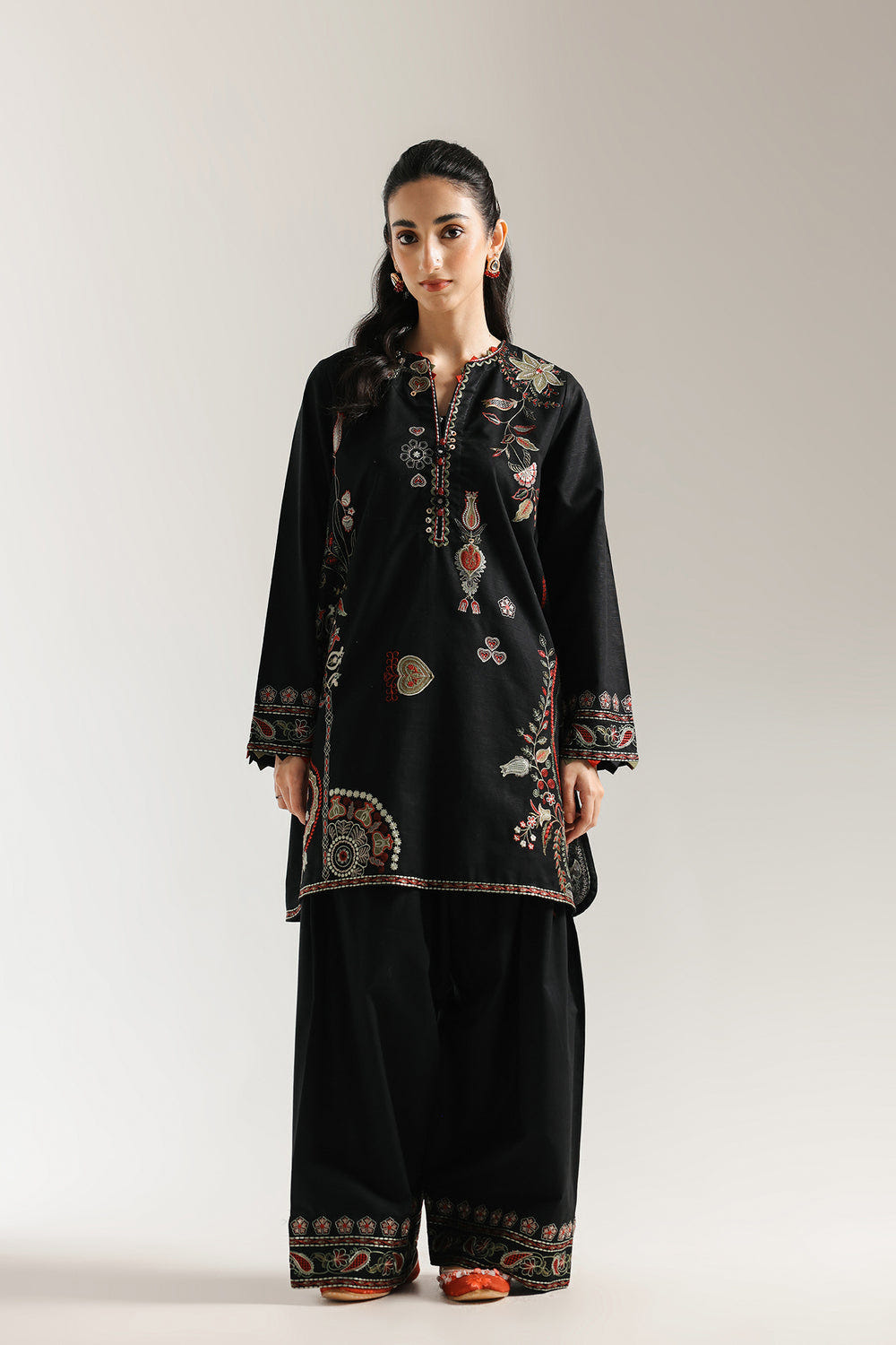 Ethnic | Rozana Collection 25 | Embroidered Dress 07A