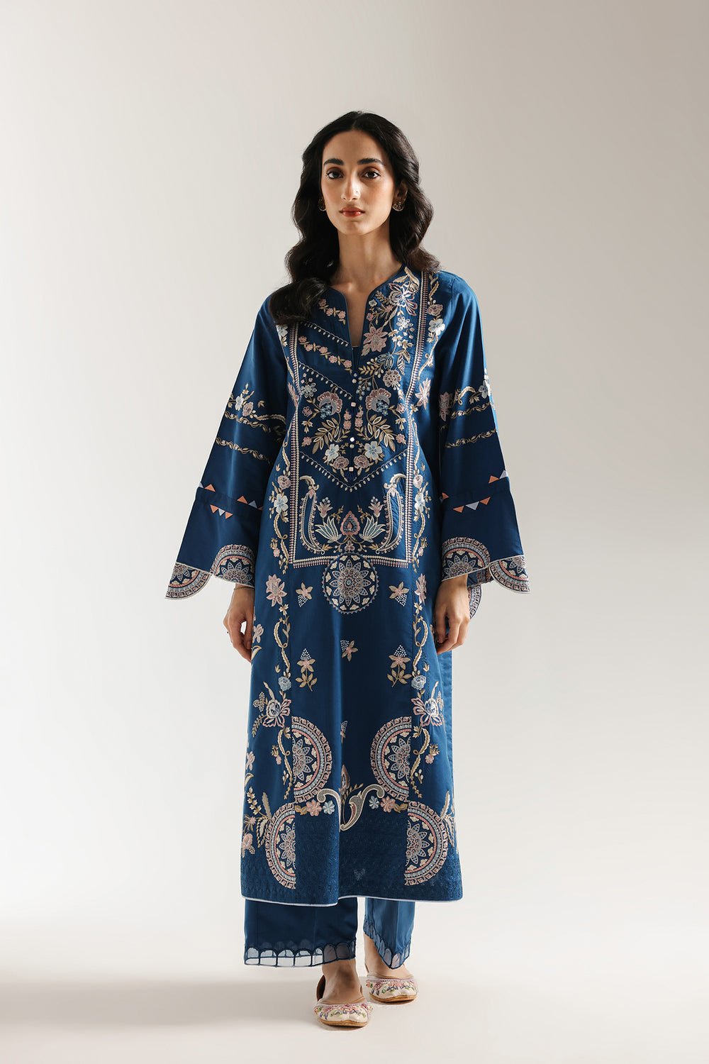 Ethnic | Rozana Collection 25 | Embroidered Dress 04A
