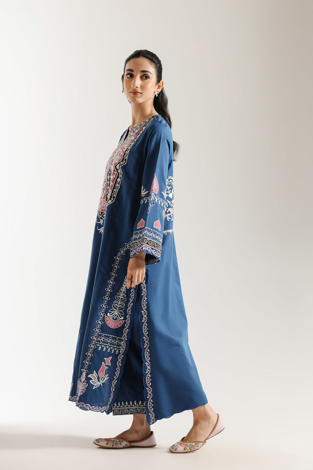 Ethnic | Rozana Collection 25 | Embroidered Dress 03A-3