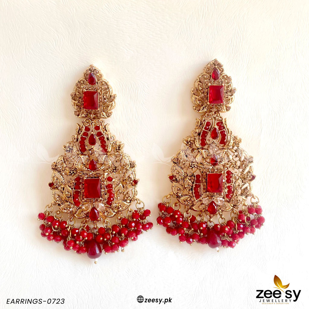 EARRINGS 0723 red