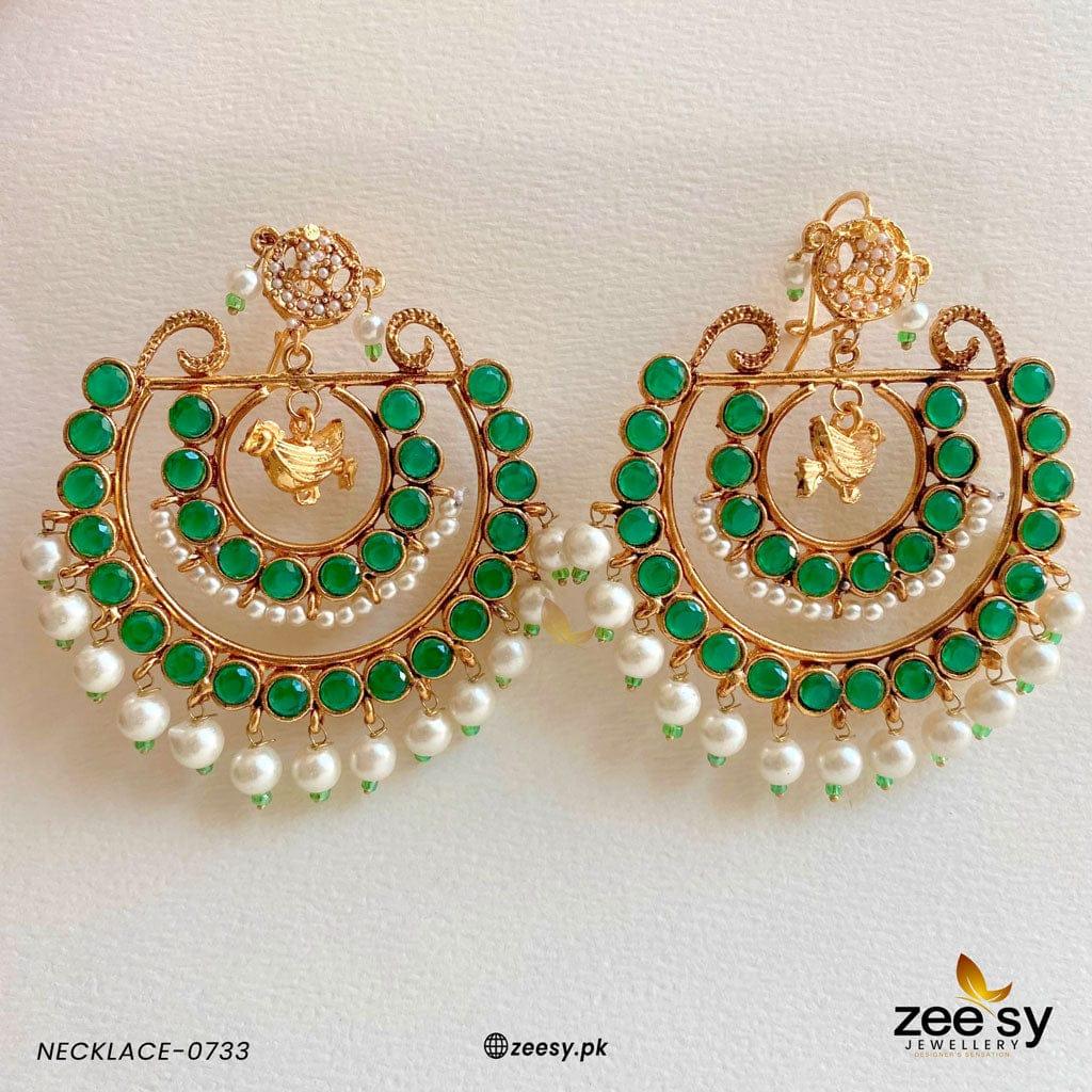 Earrings-0762 -  Zeesy Earrings - Original Designer Dress - House of Maryam
