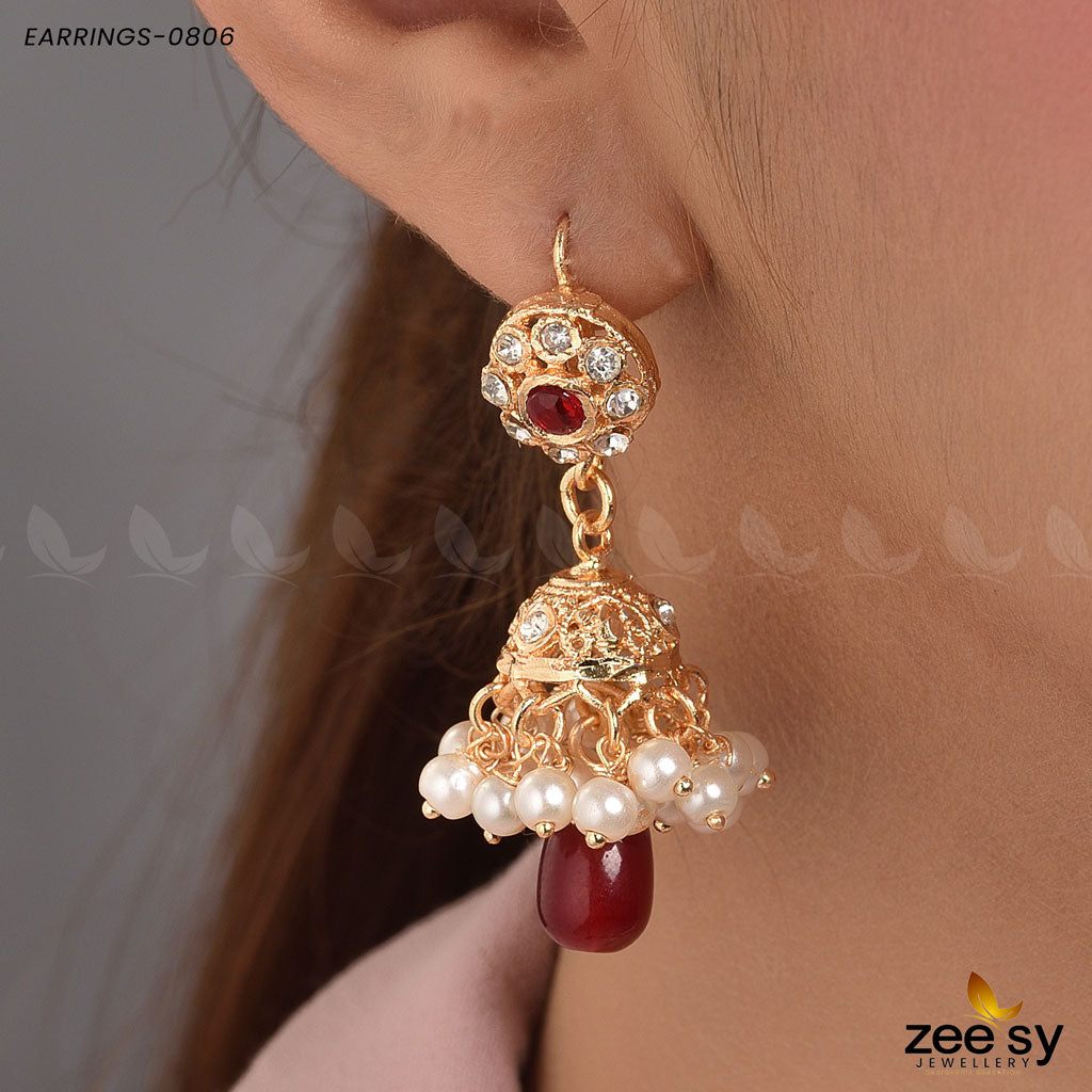 EARRINGS 0806 red