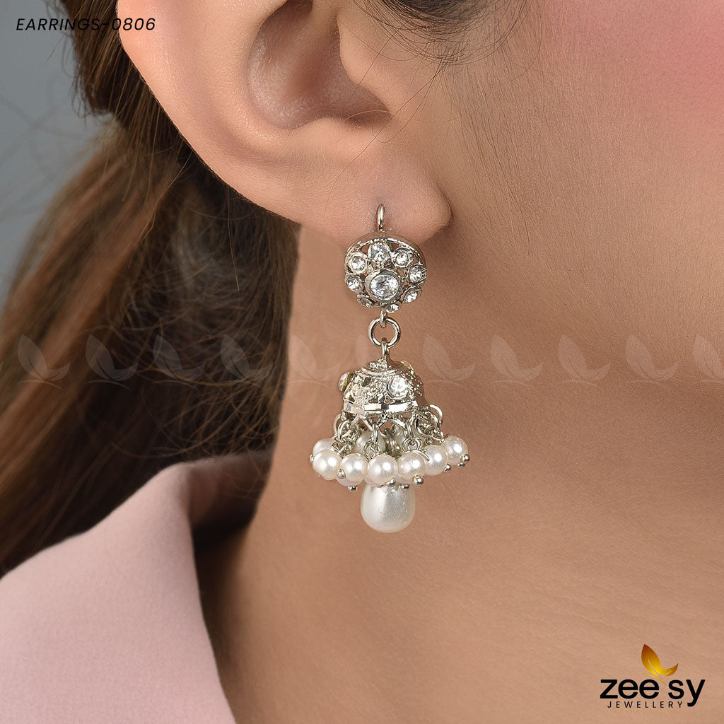 Earrings-0806 -  Zeesy Earrings - Original Designer Dress - House of Maryam
