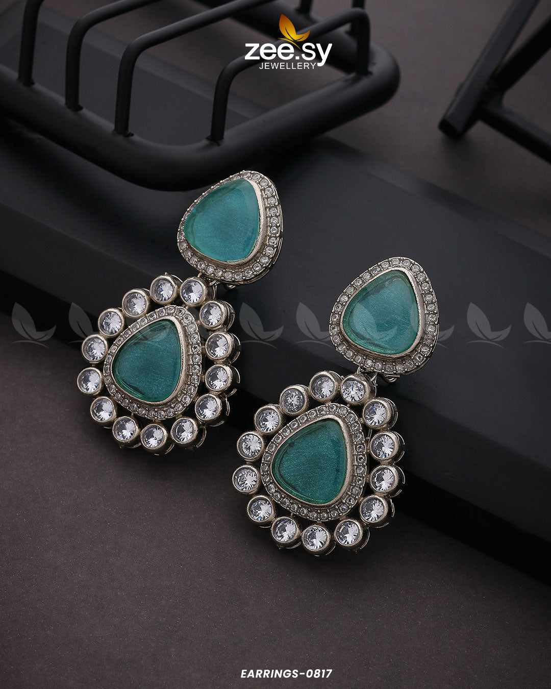 EARRINGS-0817-silver-feroza