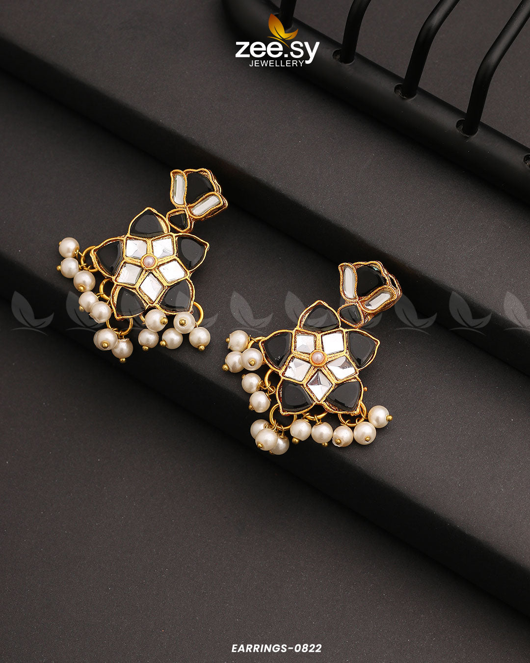 Earrings-0822 -  Zeesy Earrings - Original Designer Dress - House of Maryam