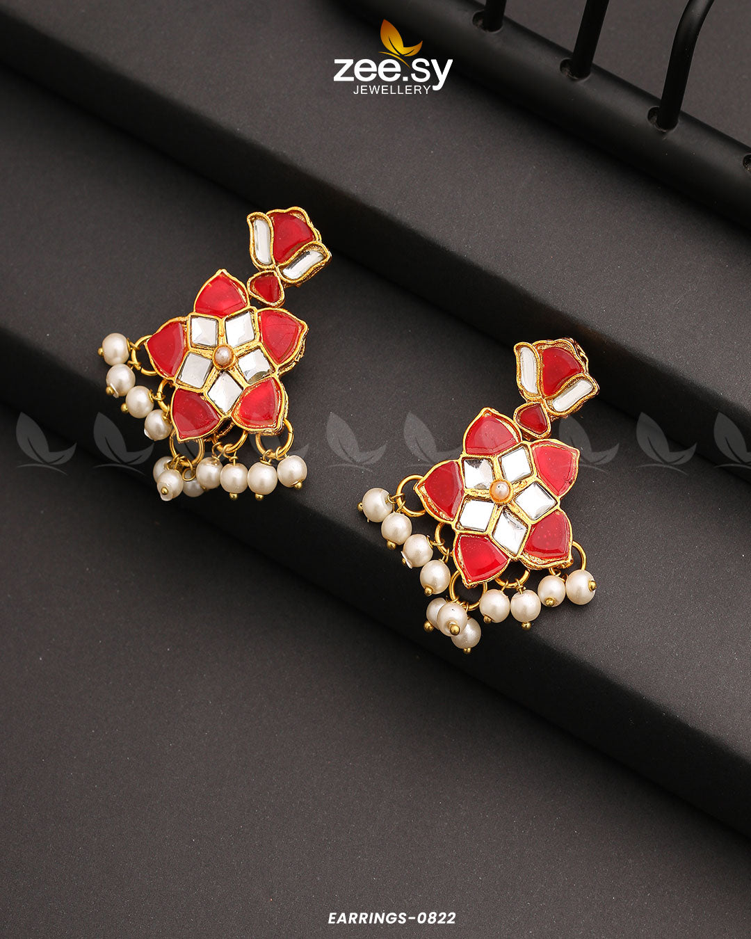 Earrings-0822 -  Zeesy Earrings - Original Designer Dress - House of Maryam