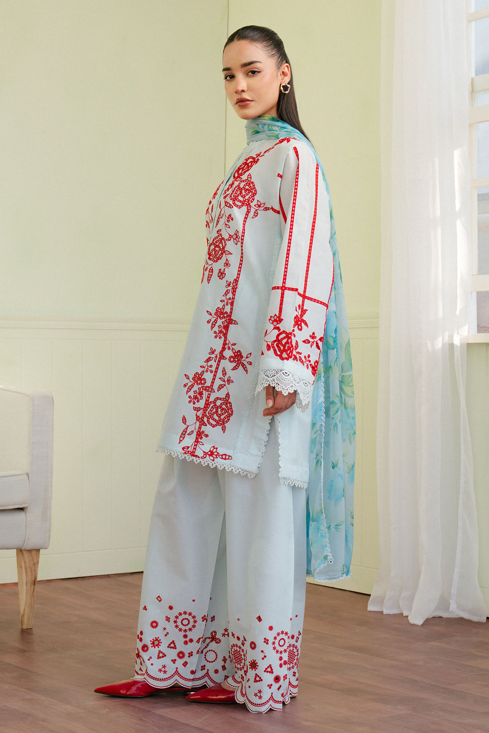 Zara Shahjahan | Coco Lawn 25 | ECLAT-7A -  Zara Shahjahan Ladies Clothes - Original Designer Dress - House of Maryam